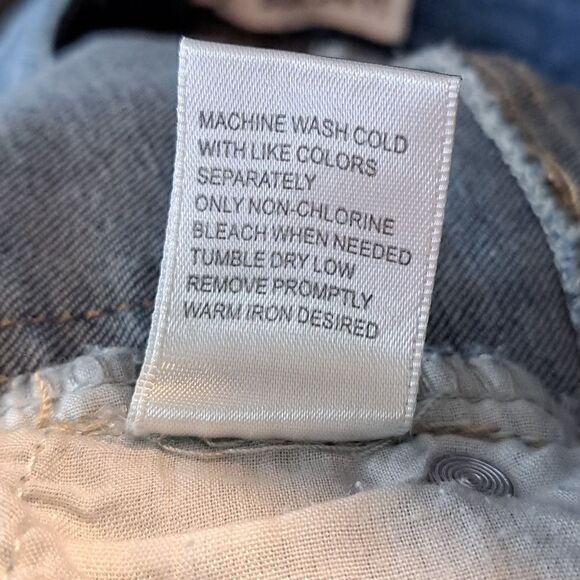 Jeans Blue Savvy Women’s JSkinny Distressed Light Wash Stretch Mid Rise Size 14 - Picture 9 of 13